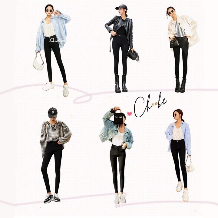 Quần tregging nữ cạp cao dài dáng thun hàng cao cấp | BigBuy360 - bigbuy360.vn