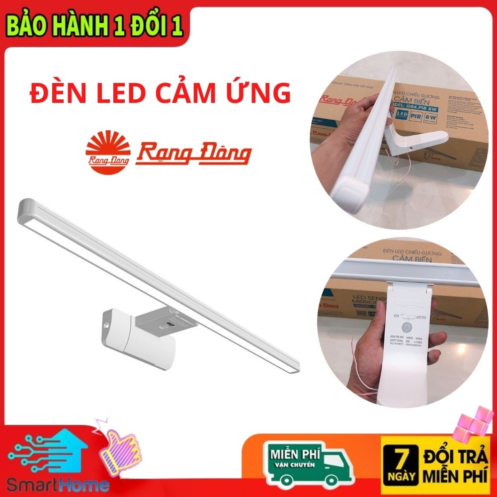 Đèn LED chiếu gương cảm biến RẠNG ĐÔNG - Bảo Hành 24 Tháng