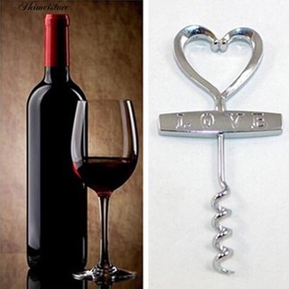 Love Heart Wine Corkscrew Cork Screw Bottle Opener Wedding Party Feast Favor