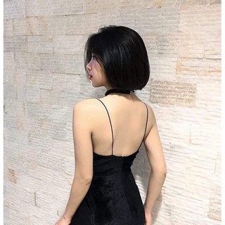 ĐẦM NHUNG 2 DÂY XẺ TÀ