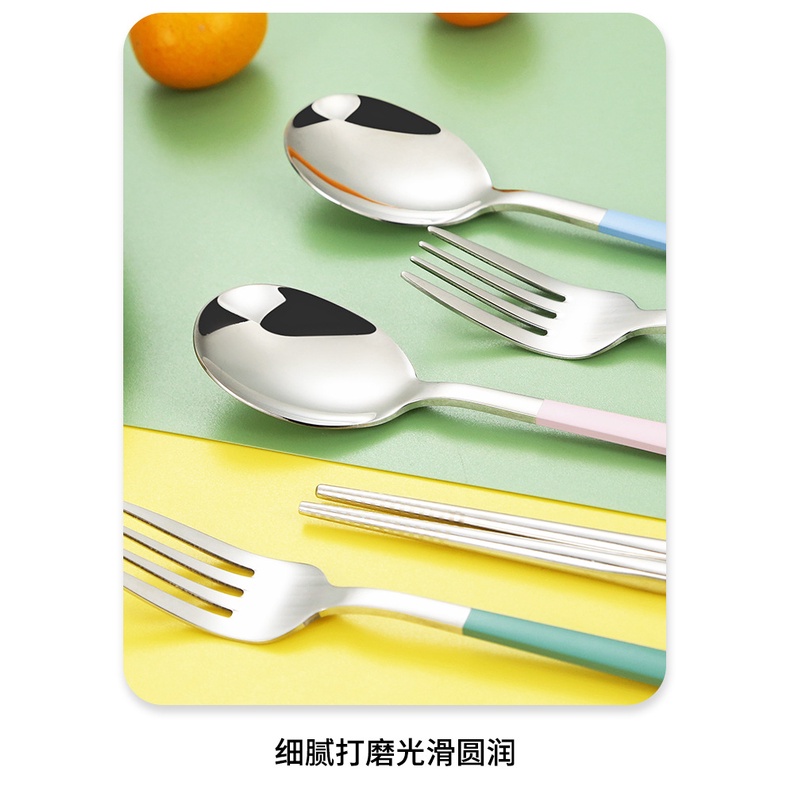 Bộ Muỗng Đũa Nĩa Bằng Thép Không Gỉ 304 Cao Cấp