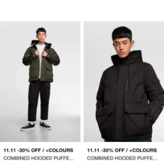 Áo parka nam trả khách oder