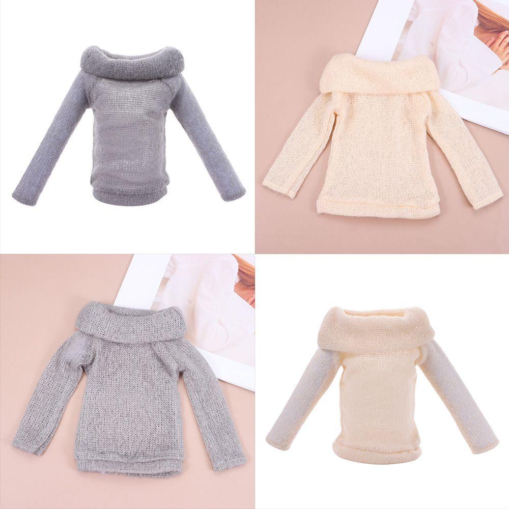 Áo Sweater Dệt Kim Màu Sắc Cầu Vồng Cho Búp Bê 1 / 3