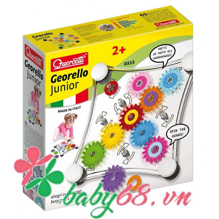 Bộ Đồ Chơi Bánh Xe Quay Georello Junior Quercetti - Italy