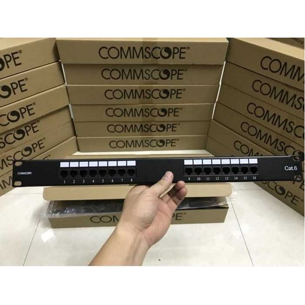 Patch Panel Commscope Cat6 16 port mã 1375016-2