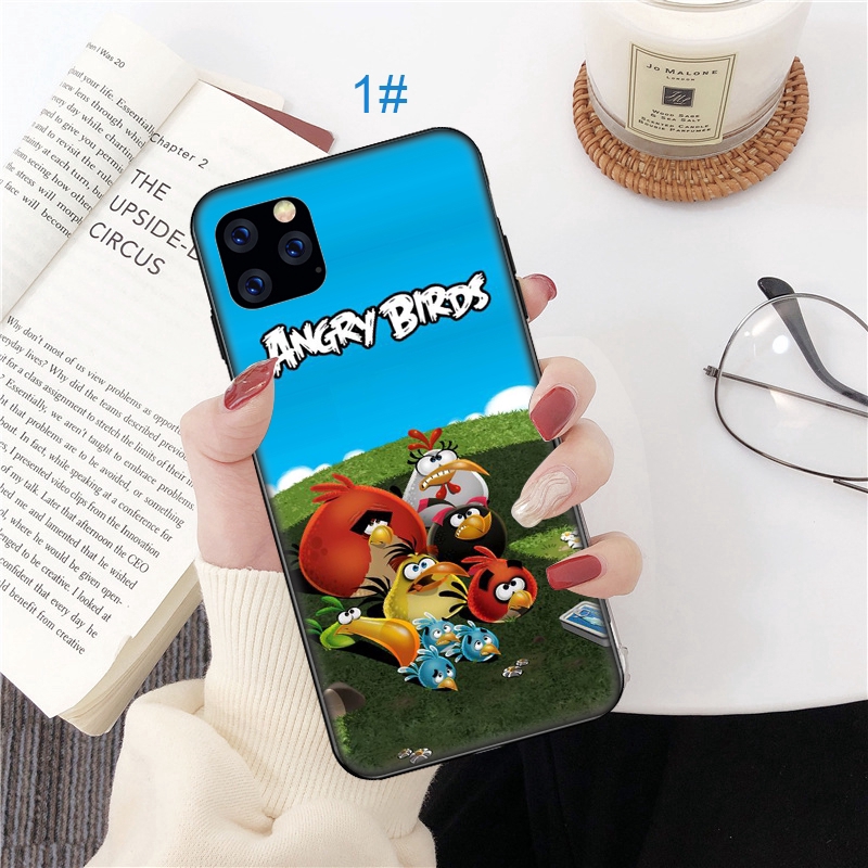 Ốp điện thoại mềm in hoạt hình Angry birds ngộ nghĩnh cho Iphone 11 Pro Max