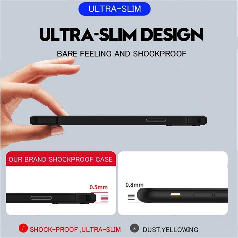 Ốp Điện Thoại TPU Acrylic Chống Sốc Trong Suốt Cho Xiaomi Poco X4 Pro Nfc M4 Pro F4 GT X4Pro X4NFC M4Pro F4GT 5G 4G