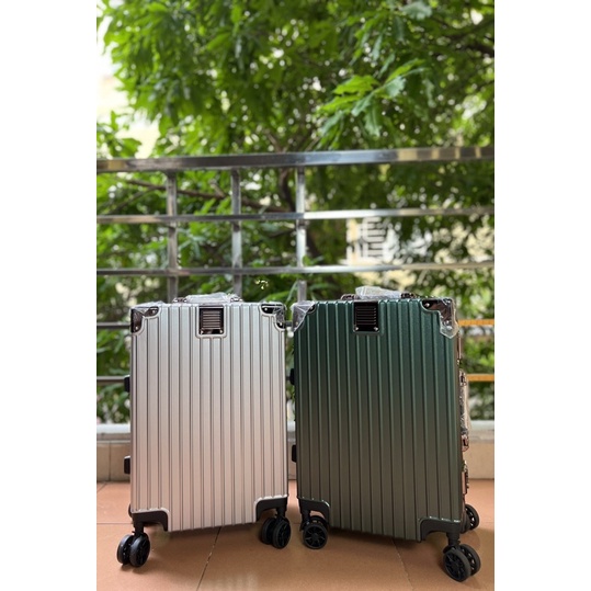 Vali Khung Nhôm vali du lịch thời trang cao cấp chống rạch móc chống va đập hàng cao cấp size 20/24/29  bảo hành 5 năm