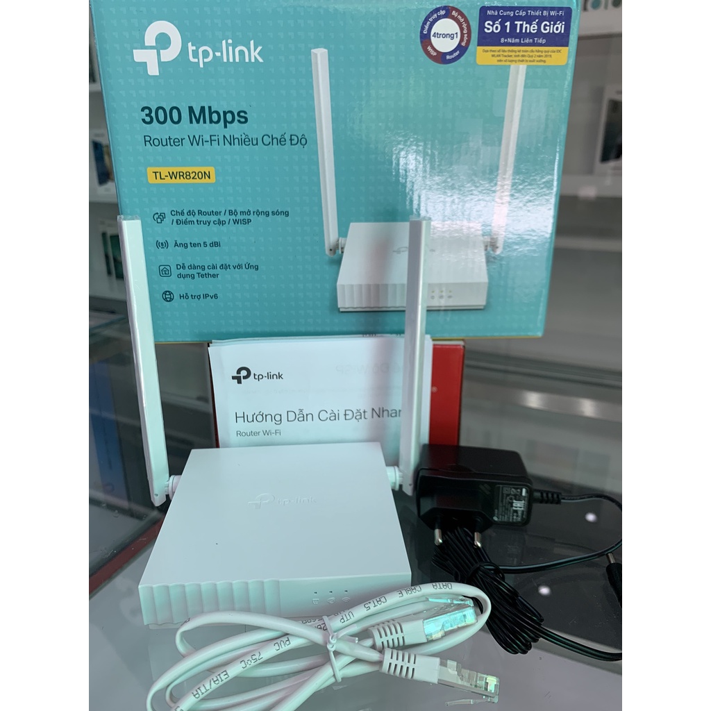 Thiết bị phát wifi tplink wr820n chuẩn tốc độ 300Mbps, bảo hành chuẩn hãng phukienhuonganh