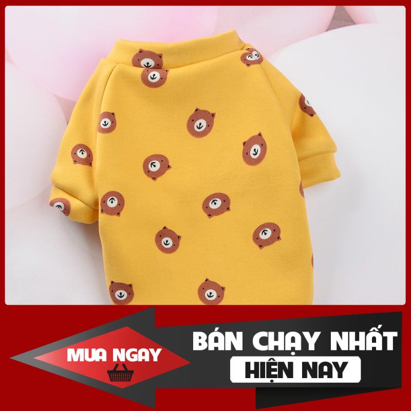 Áo thú cưng thu đông họa tiết hoạt hình xinh xắn