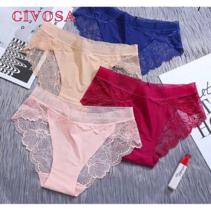 [Mã WASTUP24 giảm 10K đơn 50K] Quần Lót Mềm Giấu Đường May Phối Ren Cho Nữ | BigBuy360 - bigbuy360.vn