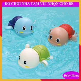 Đồ chơi cho bé💚FREESHIP💚Rùa thả bồn tắm mini bơi vặn bằng dây cót