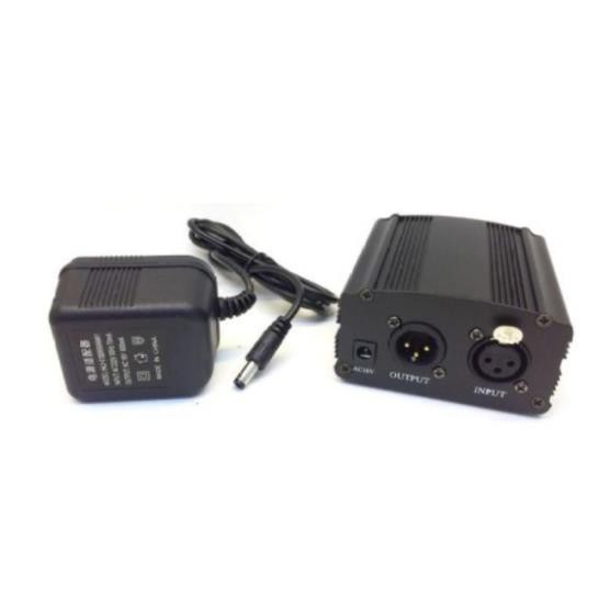 Nguồn Phantom 48v cho micro thu âm các dòng Micro Takstar K320,Micro Takstar K200