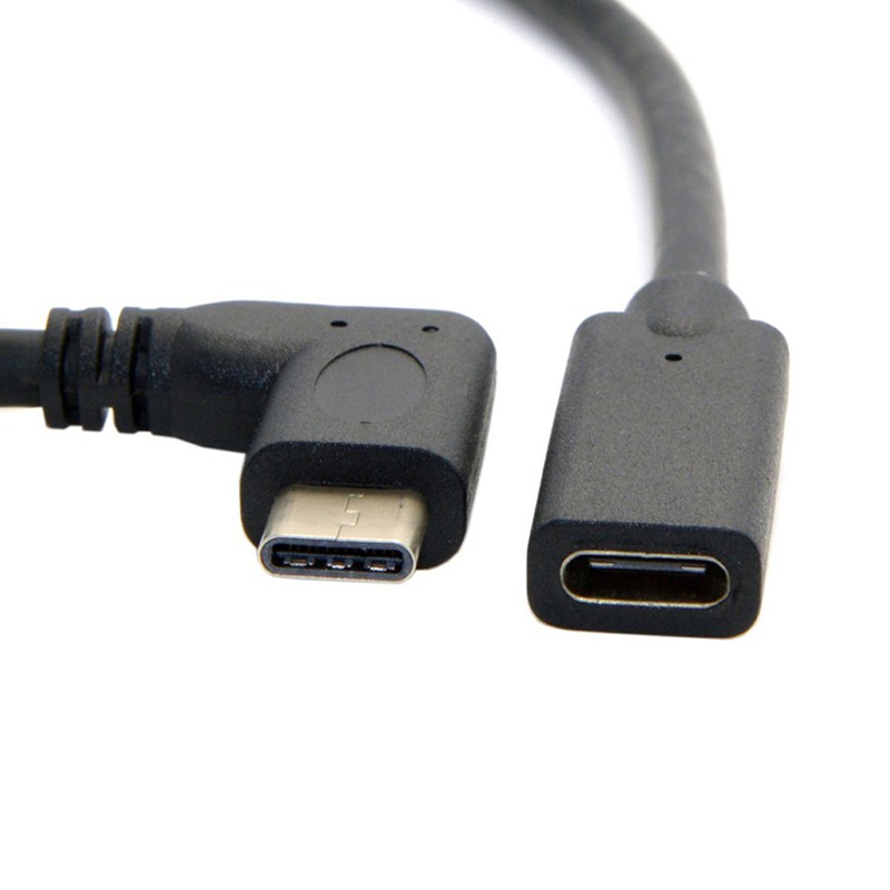 Cần bán 90 Degree Right Angle USB 3.1 Type C Male To Female Extension Data USB-C Cable