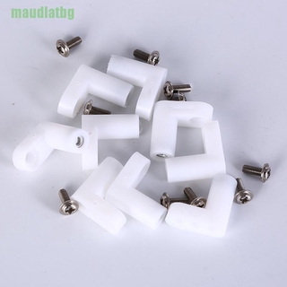 ♦10pcs fixed plastic pcb mounting feet 20mm L type feet with screws