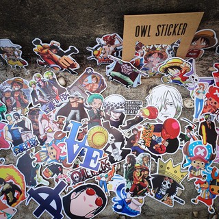 Combo hình dán cao cấp One Piece sticker