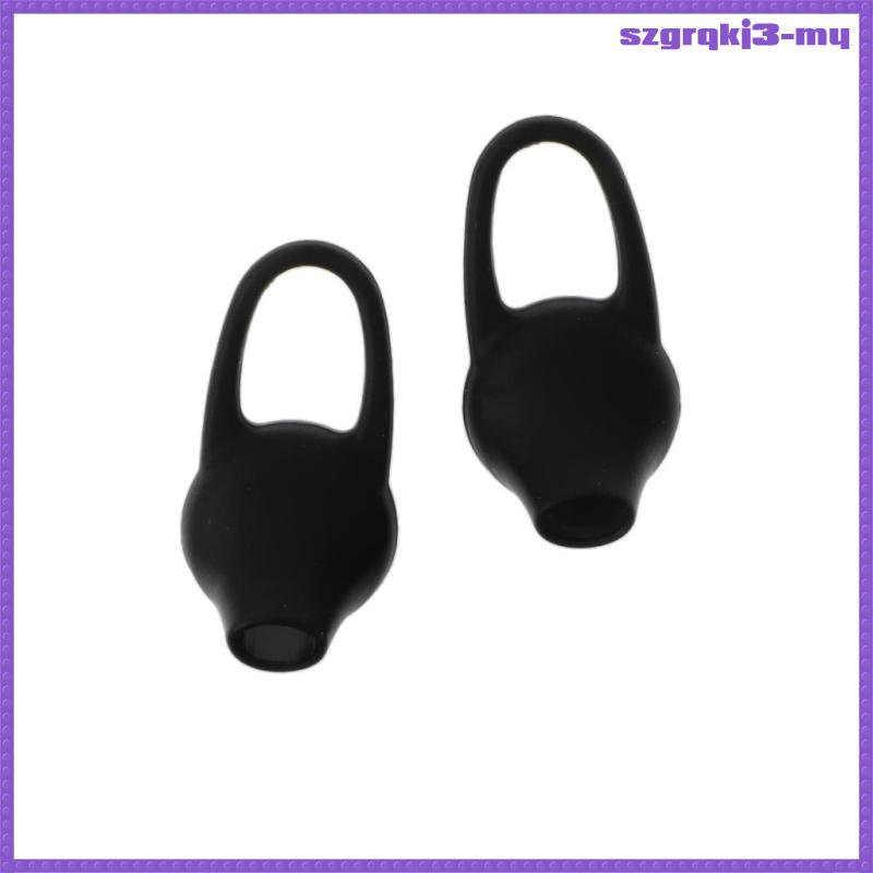 1 Cặp Đệm Tai Nghe Bằng Cao Su silicone Màu Đen Nhẹ Siêu Bền