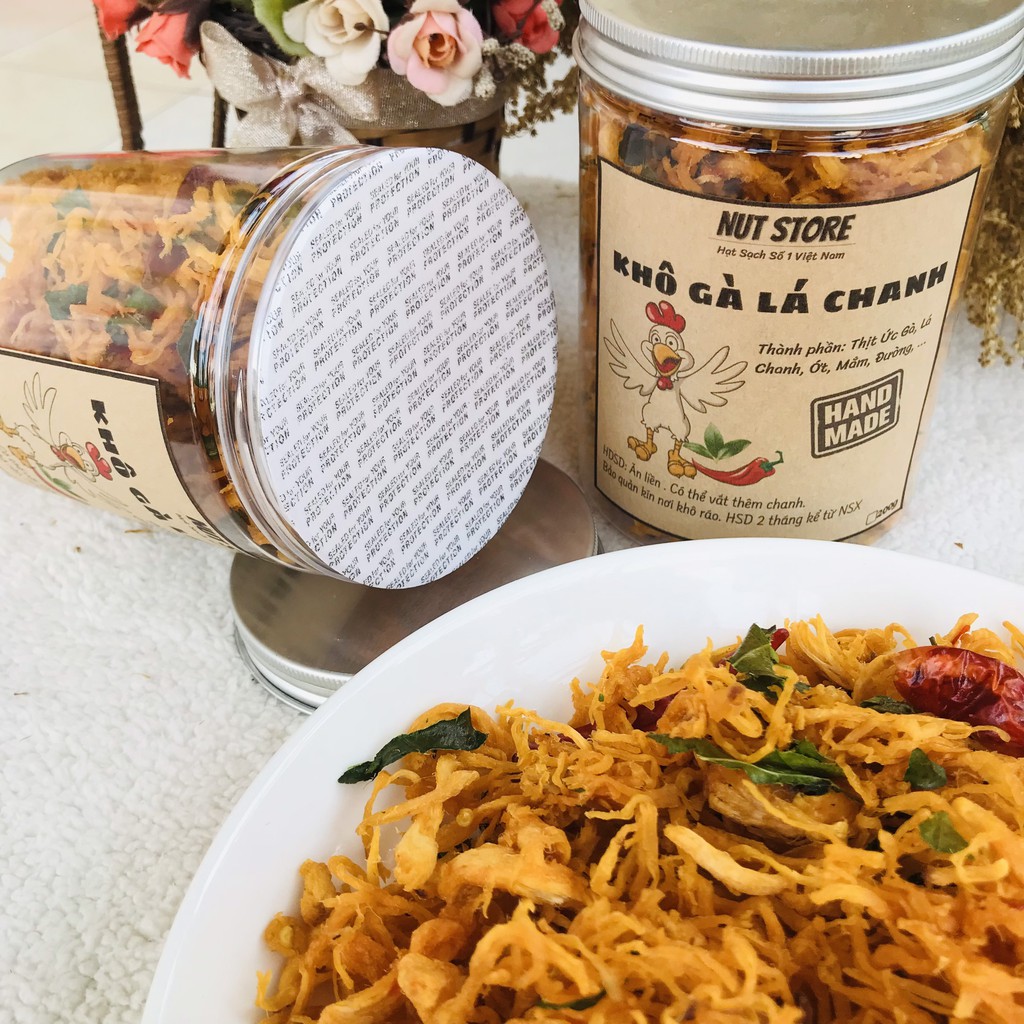 Khô gà lá chanh Trung Nam Foods 300g