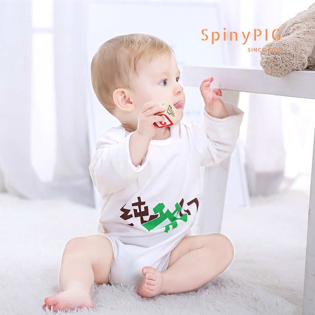 Quần áo sơ sinh 0-12 tháng 100% cotton bộ body sơ sinh dài tay dành cho mùa thu đông