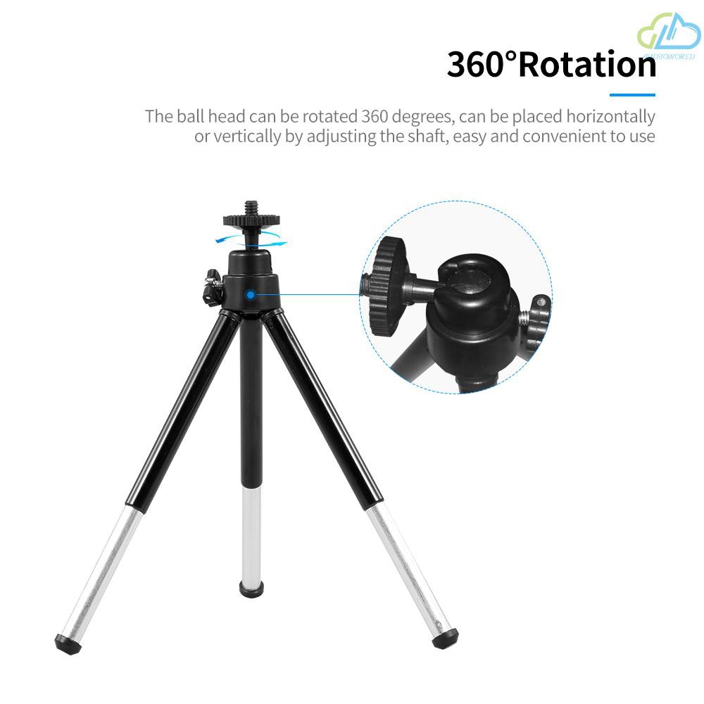 Giá đỡ máy ảnh tripod dành cho điện thoại/webcam