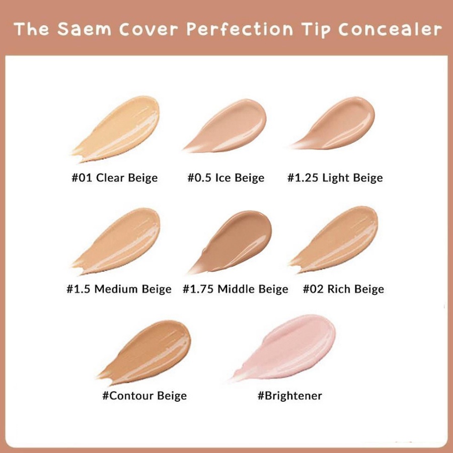 The Saem Kem Che Khuyết Điểm Cover Perfection Tip Concealer
