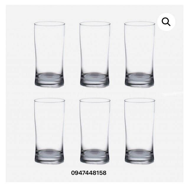 Bộ 6 cốc eo lỡ cao cấp Ocean