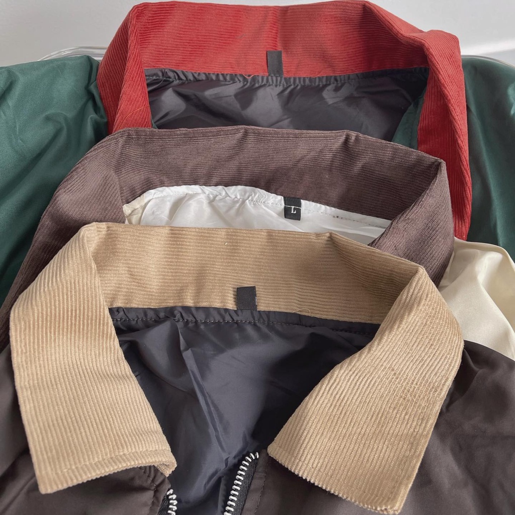 [sẵn] Áo bomber dù jacket POLO nhiều màu (ảnh thật tại shop) Tanazi Closet