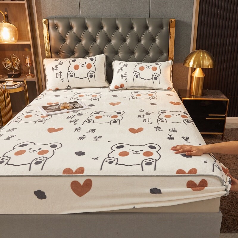 Ga gối thảm nỉ sữa cao cấp 2022 SHOP vũ thị thơm