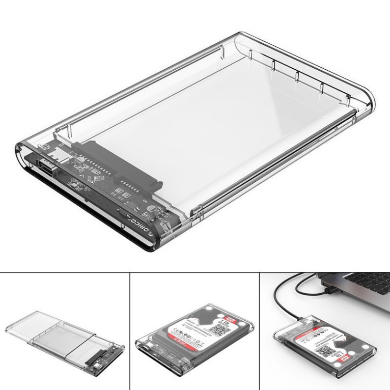 ZXC7 TYDB Hộp Ổ Cứng Hdd Box ORICO 2.5" 2139U3, USB 3.0 (trong suốt) - Bảo hành CHÍNH HÃNG 1 NĂM 44 ZXC7 | BigBuy360 - bigbuy360.vn