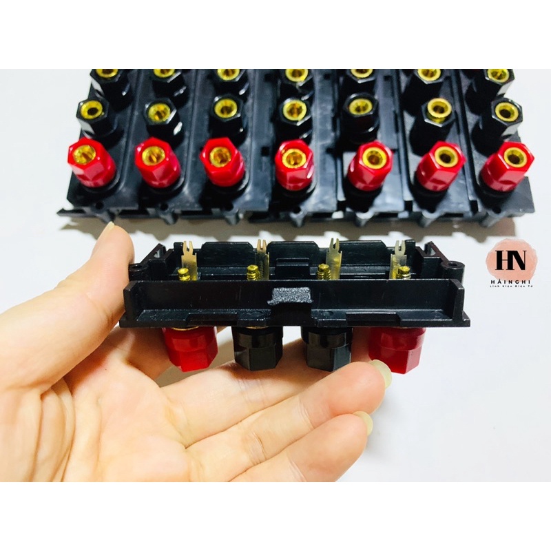 Trạm Loa Âm Li 4 Vặn - 2 loại thiếc và đồng nút nhựa