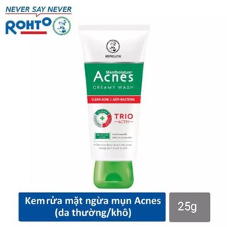 sữa rửa mặt Acnes ngăn ngừa mụn 25gr