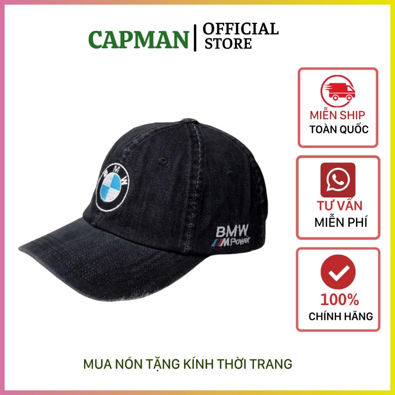 Nón Jean Hiệu xe BMW - Mec loại 1/ Nón kết đẹp/ Nón jean cao cấp bao chất bao ngầu