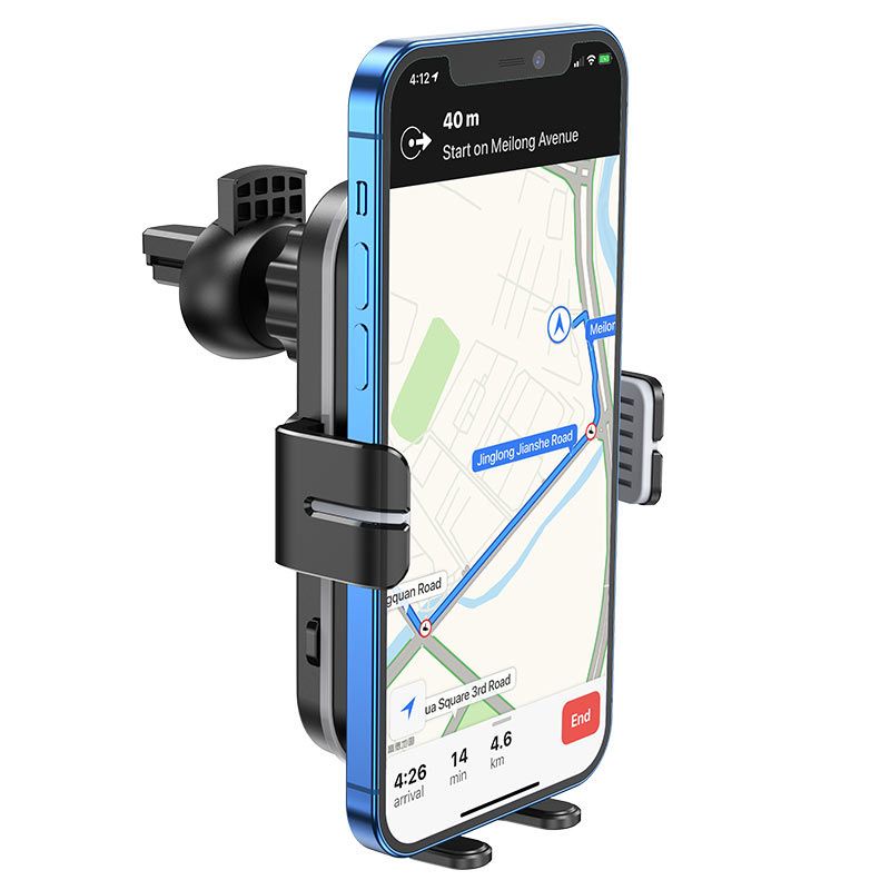 Bộ sạc không dây nhanh 15W Kèm Giá Đỡ Trên ôtô Hoco CA80 -CA105