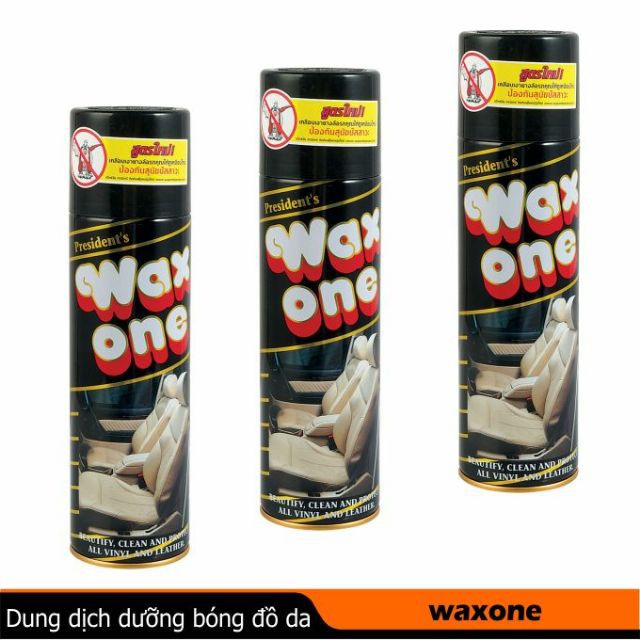 Chai Xịt Bóng Wax One 450ML Làm Sạch Đồ Da Xe Máy, Ô Tô - Chai Xịt Bóng Xe Máy - Chai Xịt Vệ Sinh Nội Thất Ô Tô - Kivo