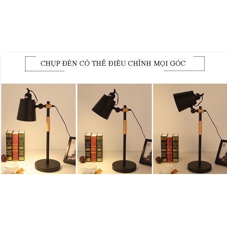 Đèn Bàn Học Sinh Chống Cận, Đèn bàn học ☀️Chống cận☀️ FDB01 kiểu dáng sang trọng, chống lóa mắt, tiết kiệm điện + Bóng đ