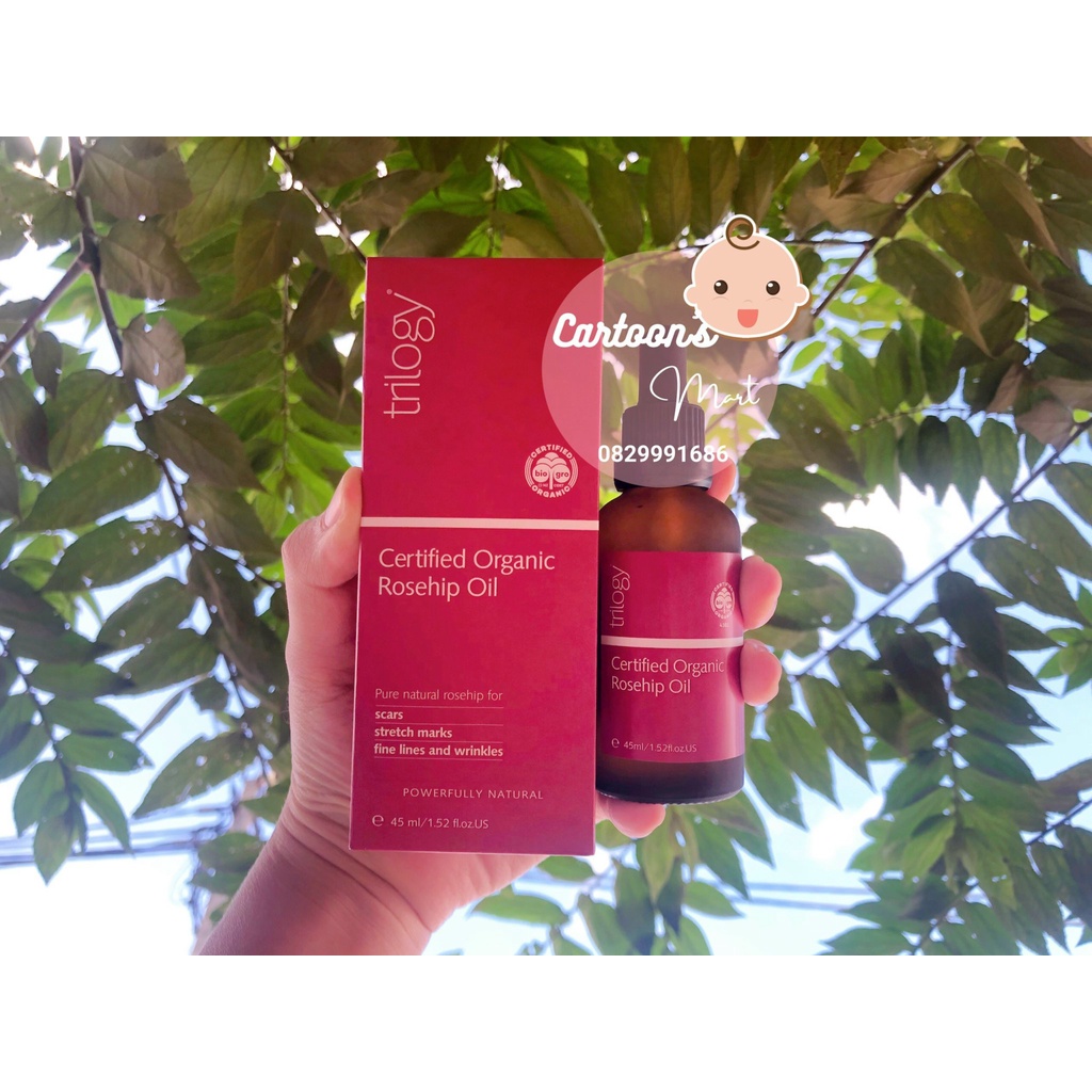 Tinh dầu Nụ Tầm Xuân Trilogy Certified Organic Rosehip Oil