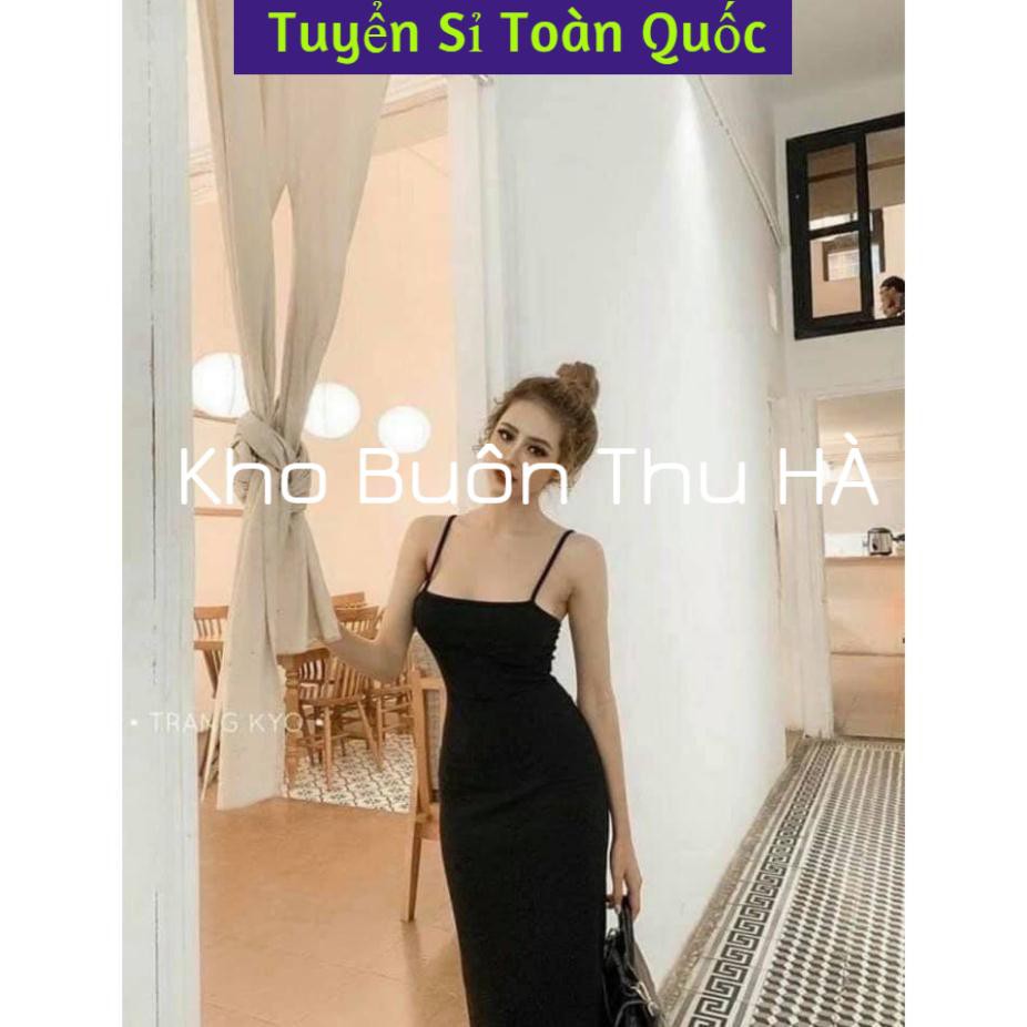 [ kèm video + ảnh thật ] Váy body 2 dây siêu đẹp, Áo 2 dây dáng dài chất mát/ kho buôn thu hà | BigBuy360 - bigbuy360.vn