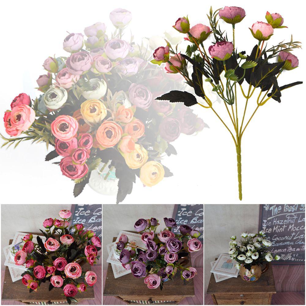 KUNHEV Hoa Mẫu Đơn Giả Trang Trí Tiệc Mùa Thu|Bó Hoa Mẫu Đơn Giả Trang Trí Tiệc Cưới