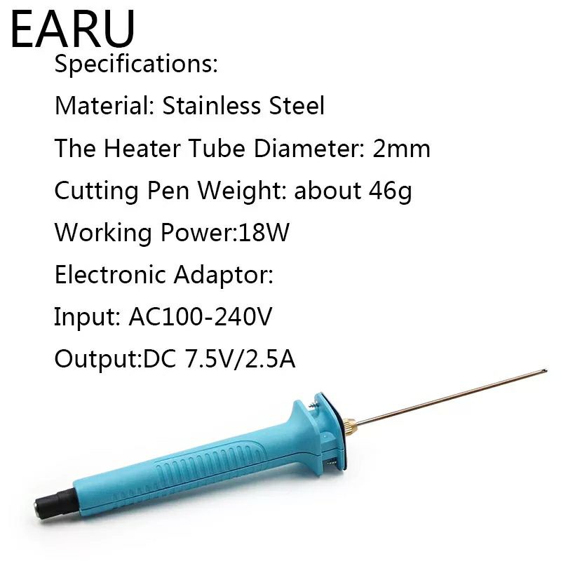 Bút cắt xốp kèm nguồn và công tắc
