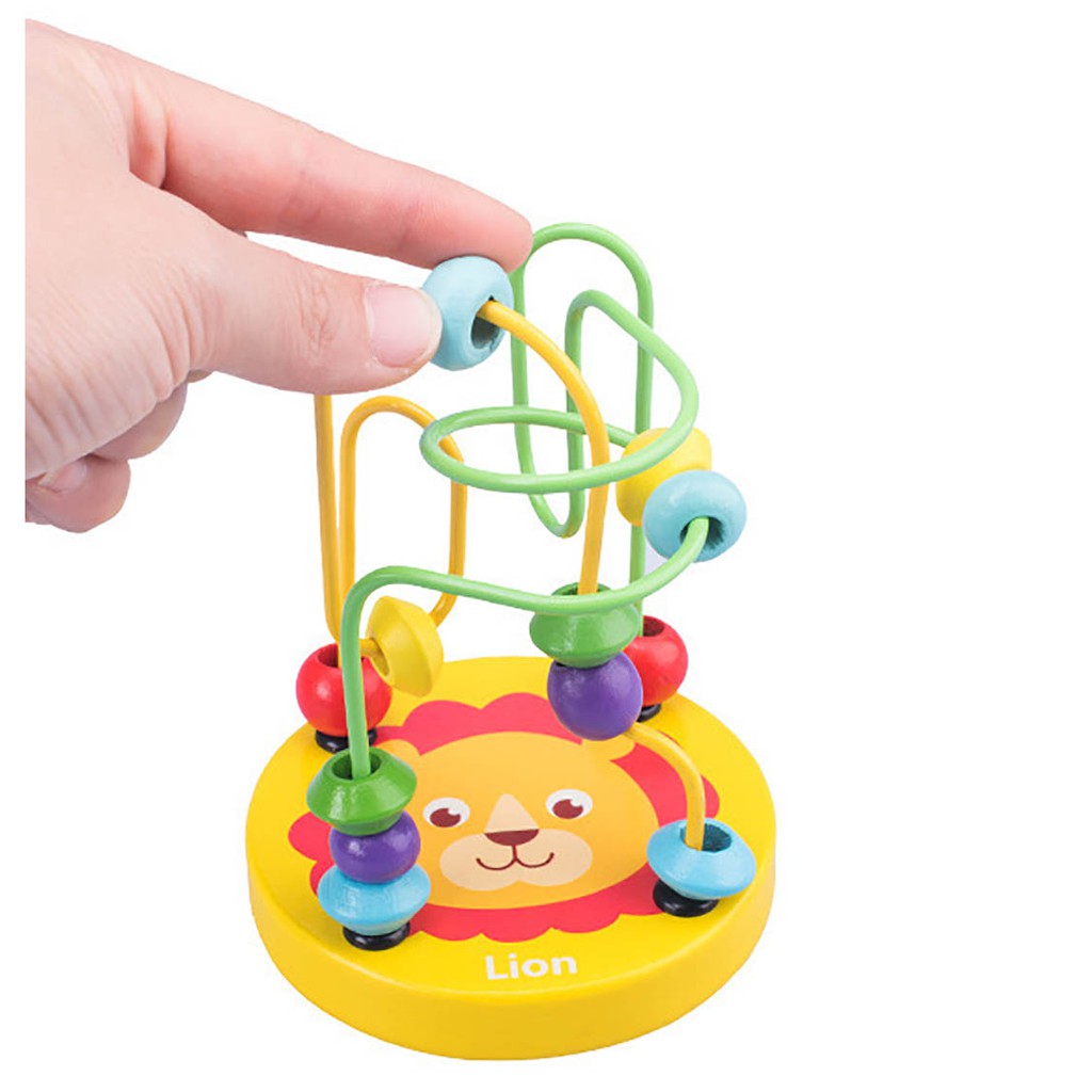 Luồn hạt tập vận động tay cho bé - đồ chơi giáo dục đồ chơi trí tuệ phát triển kỹ năng cầm nắm cho bé