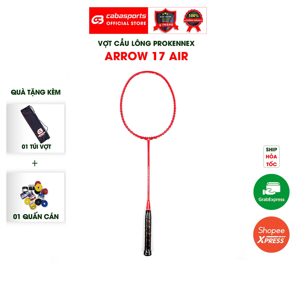 Vợt cầu lông ProKennex ARROW 17 AIR cao cấp carbon chính hãng siêu nhẹ