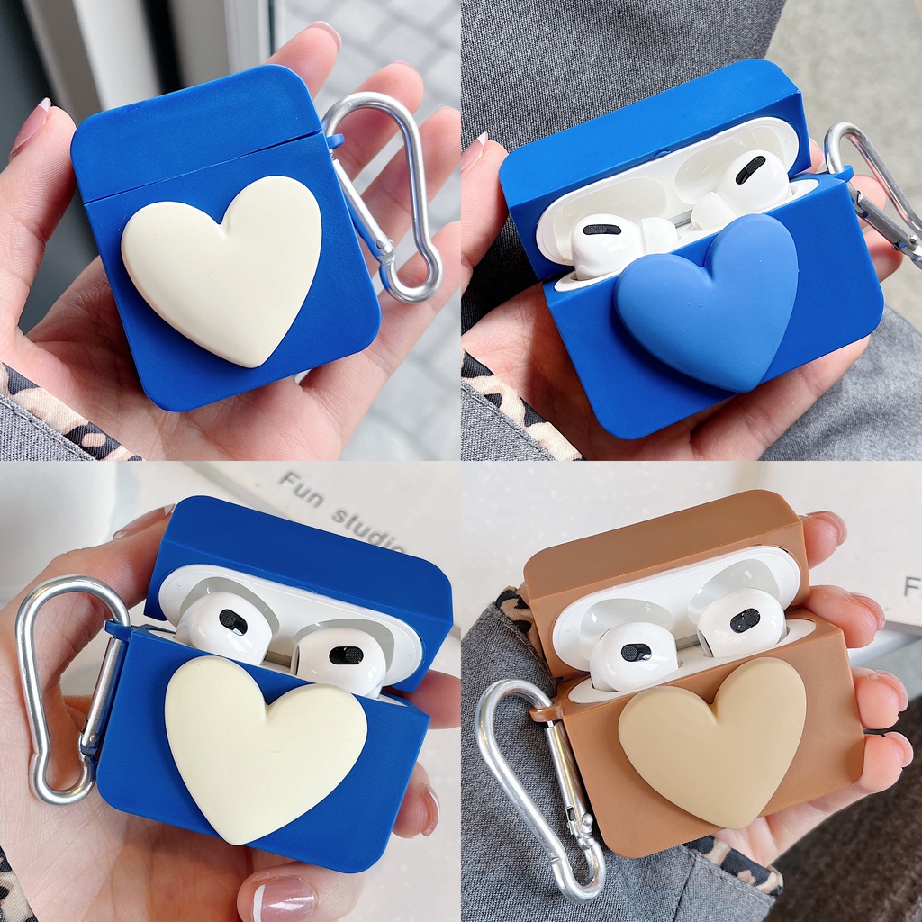 Vỏ Bảo Vệ Hộp Sạc Tai Nghe compatible AirPods 3 compatible AirPods(3rd) 2021 Surcompatible AirPods3 2018Rd Pro compatible AirPods2gen Ốp