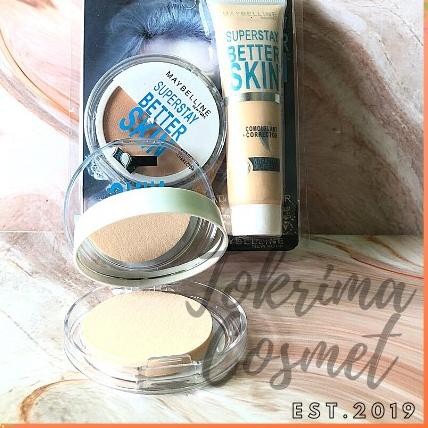 (Hàng Mới Về) Bộ Mỹ Phẩm Maybelline Superstay Better Skin Fit Me 2 Trong 1 Mica