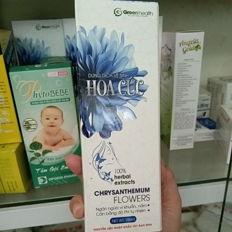 DUNG DỊCH VỆ SINH PHỤ NỮ HOA CÚC 150ML