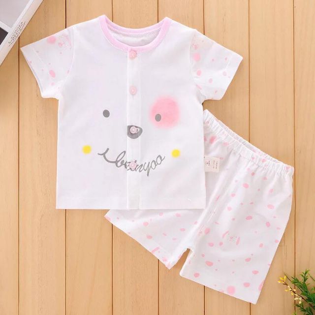 Bộ cộc tay bé gái