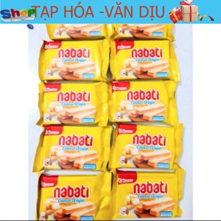 Túi 10 Gói Bánh Xốp NABATI ( phô mai, socola)
