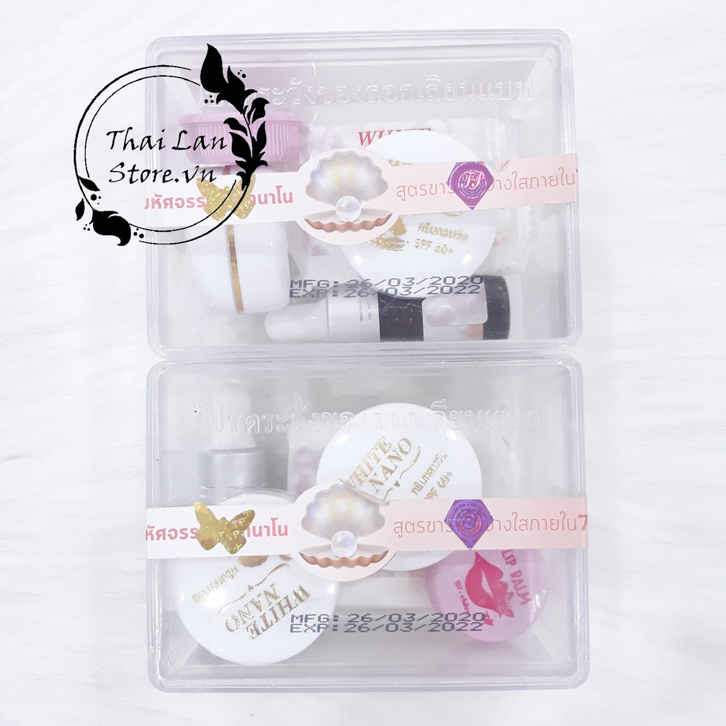 Set 4 Mỹ Phẩm Nám Tàn Nhang Thái Lan Da Mặt Trắng Sáng, Mịn Màng