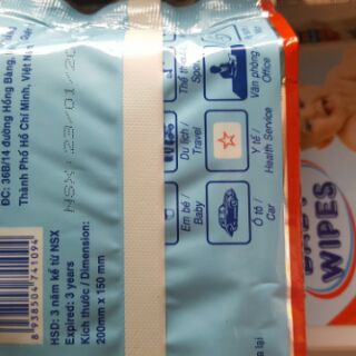 KHĂN ƯỚT BABY 80g