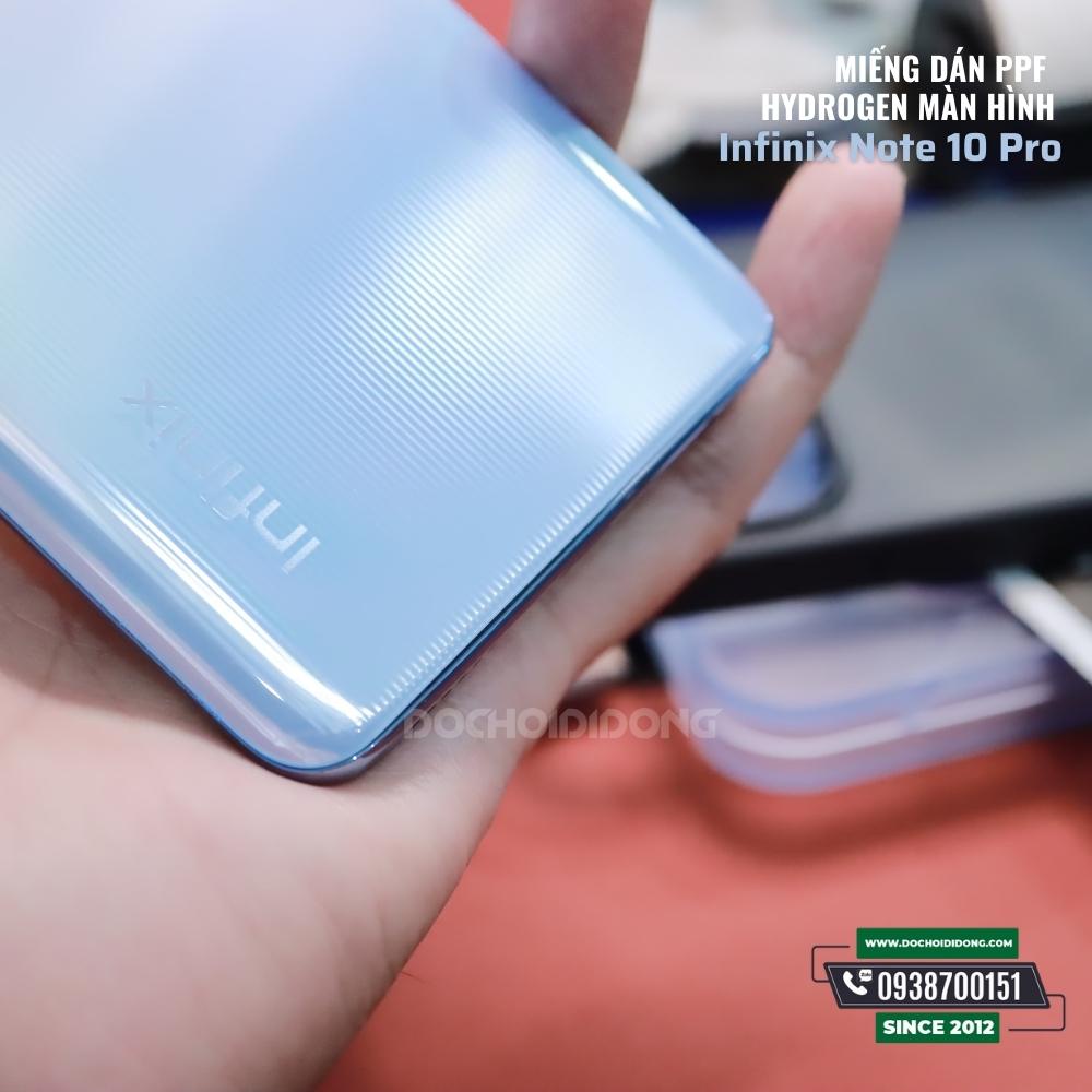 Miếng Dán PPF Hydorgen Infinix Note 10 Pro Trong, Nhám, Đổi Màu Cao Cấp