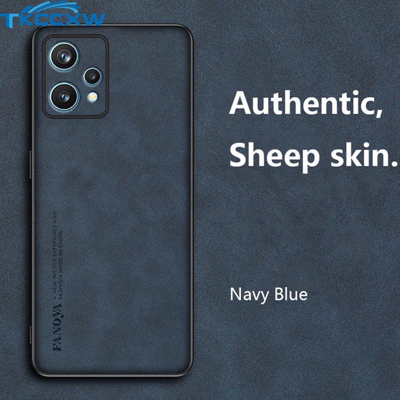 Ốp Điện Thoại Da PU Phối Vải Viền Dẻo Thời Trang Cho Realme GT Neo 2 2T 3 GT2 Pro GT Master Realme 9 Pro+